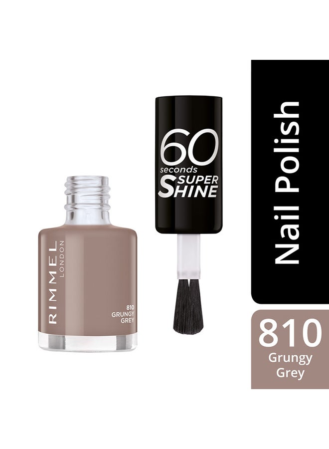 60 Seconds Super Shine Nail Polish – 810 –Grungy Grey - v1675280305/N52196026A_4