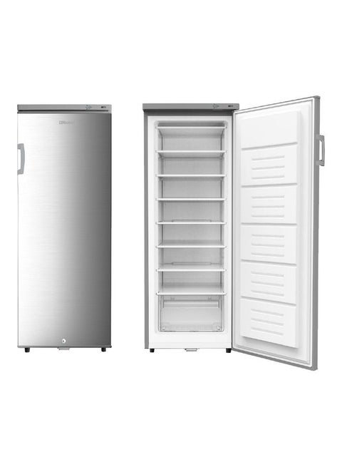Upright Freezer 187 Ltrs Super Fast Ice Maker Single Door Defrost R600A Outside Condensor Basic Installation Included 430 W NUF300S Silver