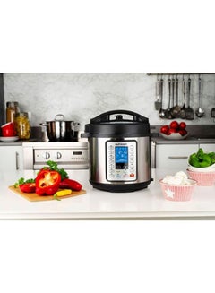 10-In-1 Smart Pot Prime Multi Use Electric Pressure Cooker 6 L 1000 W NC-SPPR6 Silver/Black