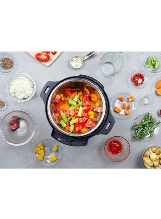 nutricook - 10-In-1 Smart Pot Prime Multi Use Electric Pressure Cooker 6 L 1000 W NC-SPPR6 Silver/Black - Image 1