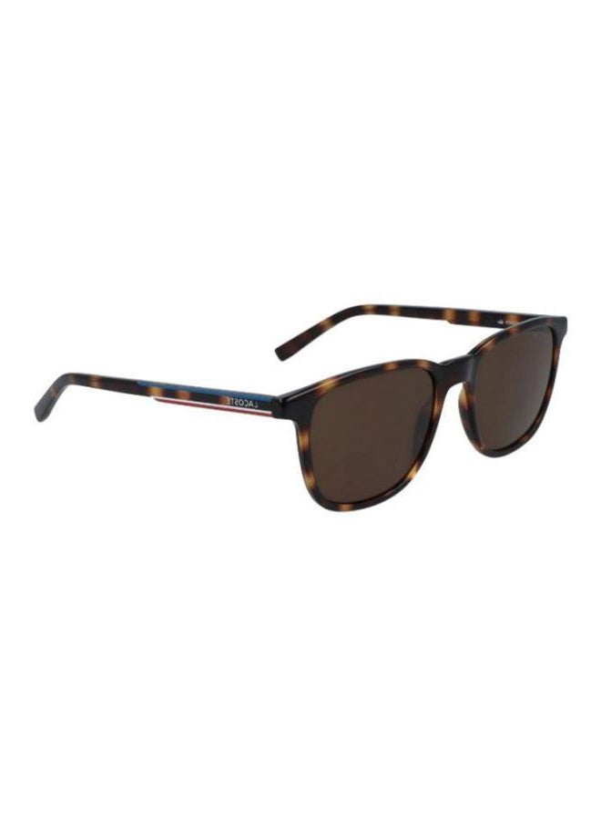 LACOSTE - Men's Full Rimmed Modified Rectangular Frame Sunglasses - Lens Size: 53 mm - Image 1