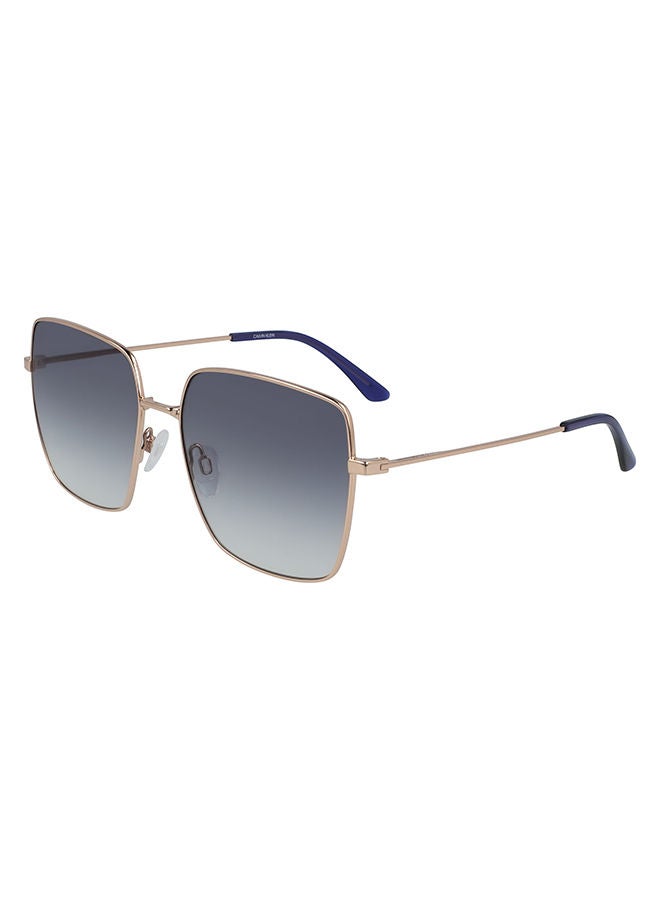 CALVIN KLEIN Women's Full Rimmed Square Frame Sunglasses - Lens Size: 58 mm  - Image 2