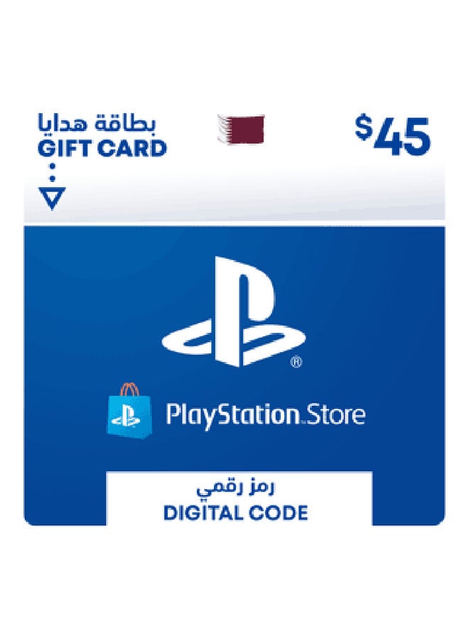 Sony PSN Qatar 45$ Gift Card (Delivery via SMS/WhatsApp) 