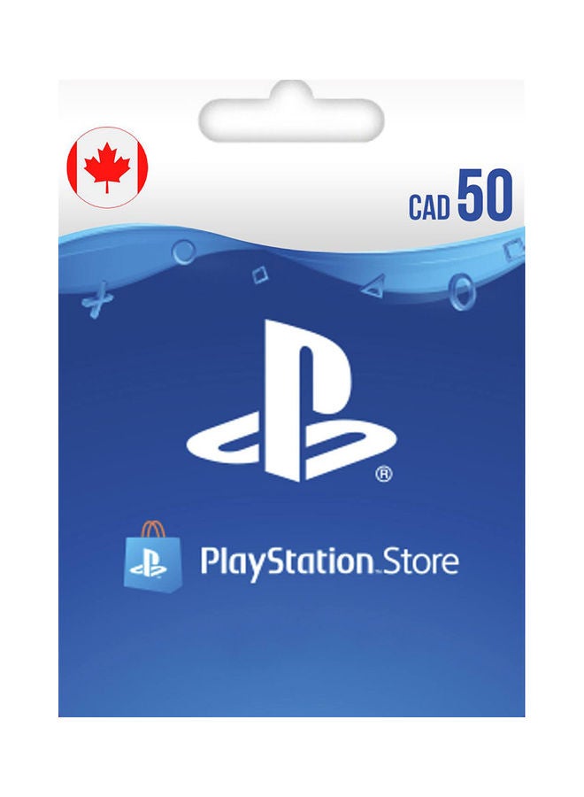 Sony PSN 50 CAD Gift Card (Delivery via SMS/WhatsApp) 