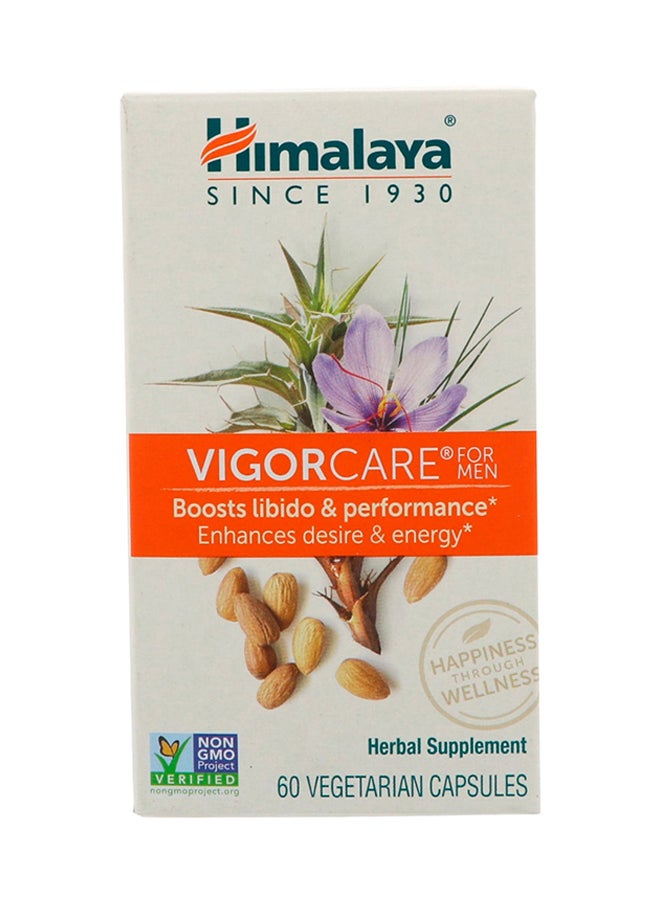 Himalaya - Vigor Care Boosts Libido Performance - 60 Vegetarian Capsules - Image 1
