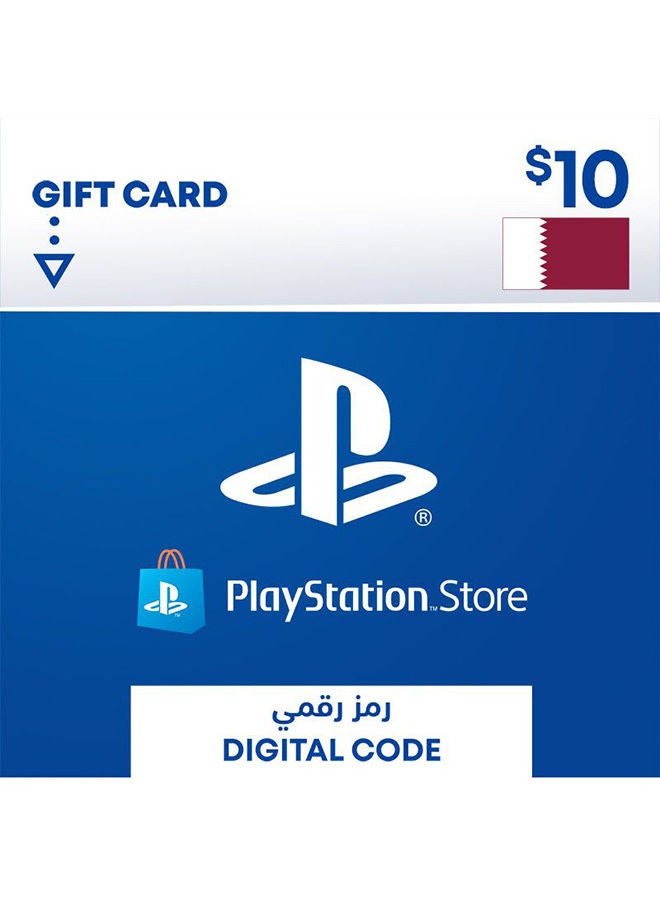 Sony PSN Qatar 10$ Gift Card (Delivery via SMS/WhatsApp) 