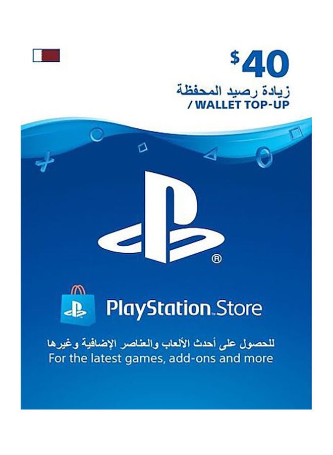 Sony PSN Qatar 40$ Gift Card (Delivery via SMS/WhatsApp) 