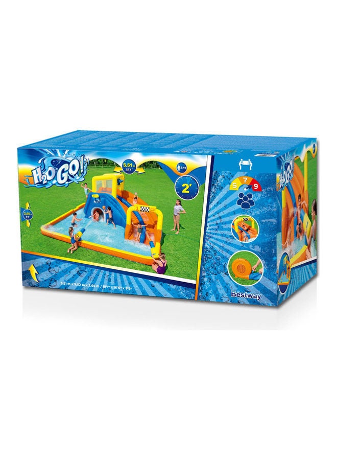 Bestway H2ogosuper Speedway Mega Water Park 551x502x265cm 26-53377 18.1x16.6x8.8inch - Image 4