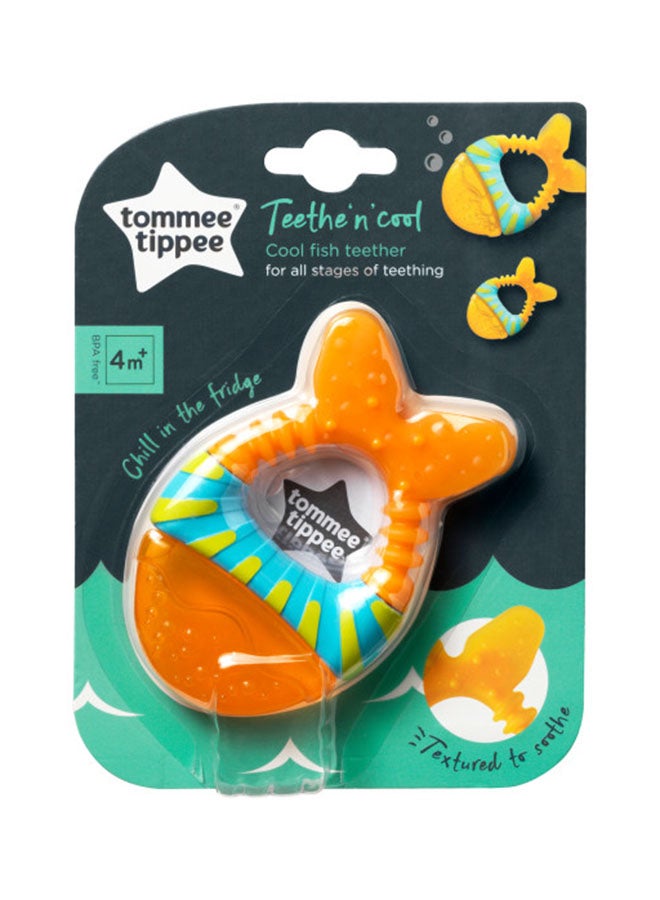 Teethe ‘n’ Cool Waterfilled Teether With Textured Surfaces, BPA-Free, 4m+