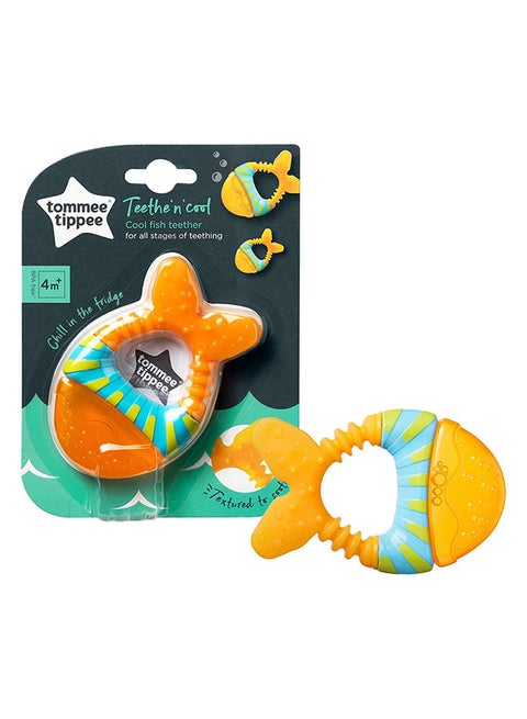Teethe ‘n’ Cool Waterfilled Teether With Textured Surfaces, BPA-Free, 4m+