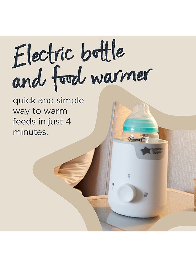 tommee tippee - Complete Feeding Set, Super-Steam Electric Steriliser, Baby Bottle And Food Warmer, Baby Bottles And Accessories, Blue - Image 1