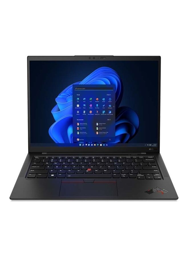 Lenovo (Upgraded Version) X1 Carbon Gen 10, 14 Inch WUXGA 1920x1200 Display Intel Core i7-1255U 4.7GHz 16GB RAM 1TB SSD Fingerprint Reader Intel Iris Xe Graphics Backlit Arabic KB 3 years Carry-In English/Arabic Black English/Arabic Black - Image 1