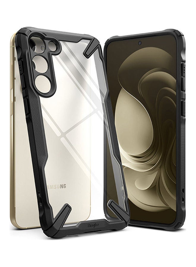 Ringke Fusion-X Series Covers for Samsung Galaxy S23 Plus Case (2023)  Hard Shockproof Protective Bumper Phone Cover - Black - Image 1