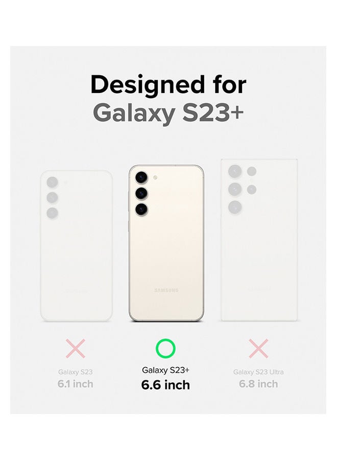 Ringke Fusion-X Series Covers for Samsung Galaxy S23 Plus Case (2023)  Hard Shockproof Protective Bumper Phone Cover - Camo black - Image 2