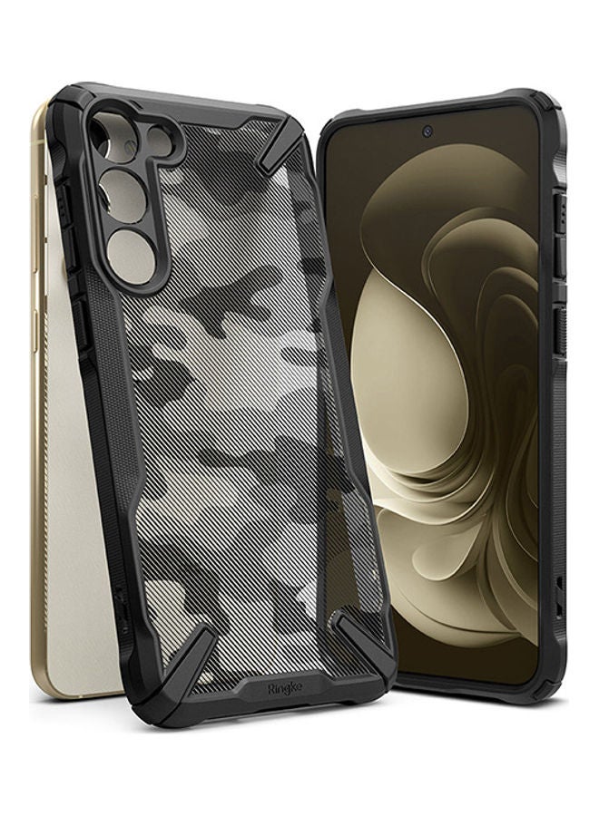 Ringke Fusion-X Series Covers for Samsung Galaxy S23 Plus Case (2023)  Hard Shockproof Protective Bumper Phone Cover - Camo black - Image 1