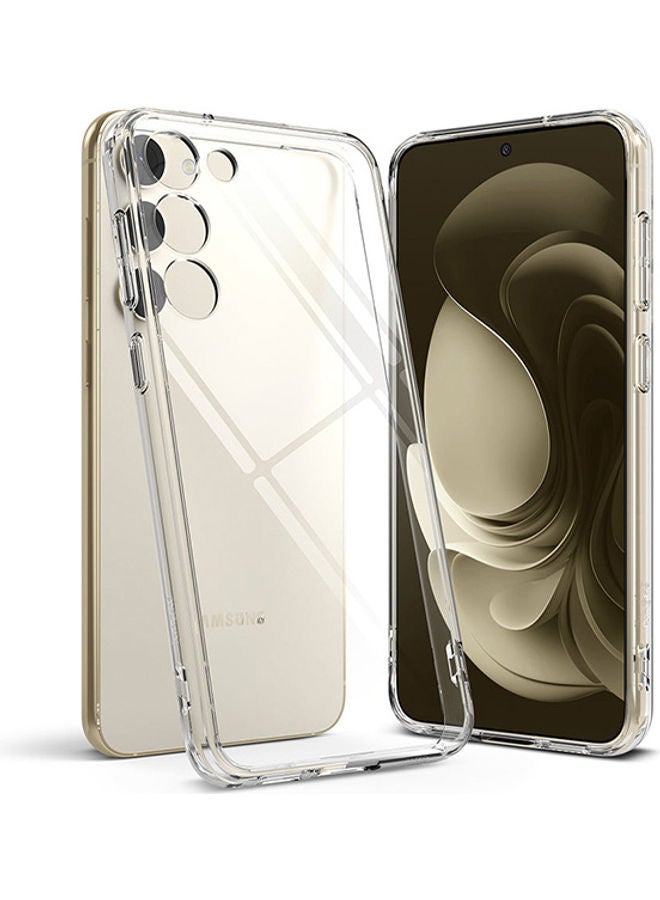 Ringke Fusion Series Covers for Samsung Galaxy S23 Case (2023) Transparent Thin Hard Back Shockproof TPU Bumper Phone Cover - Clear - Image 1