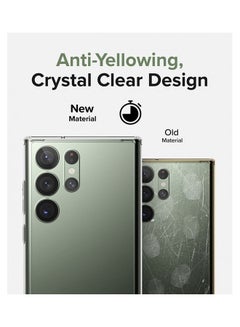 Ringke Fusion Series Covers for Samsung Galaxy S23 Ultra Case (2023) TPU Protective Bumper Phone Cover - Clear  - Image 4
