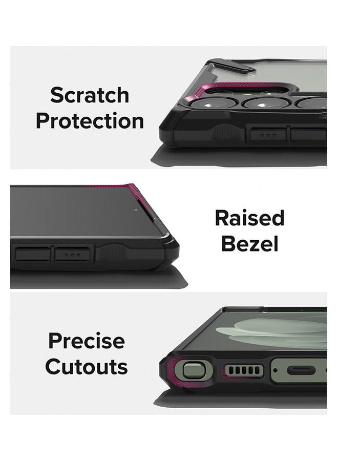 Ringke Fusion-X Series Covers for Samsung Galaxy S23 Ultra Case (2023)  Hard Shockproof Protective Bumper Phone Cover - Black  - Image 3
