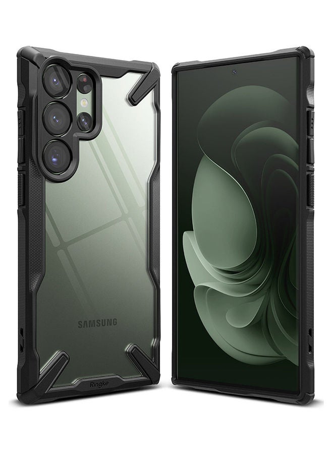 Ringke Fusion-X Series Covers for Samsung Galaxy S23 Ultra Case (2023)  Hard Shockproof Protective Bumper Phone Cover - Black  - Image 1