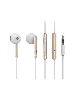 Stereo In-Ear Headphone With Mic For Huawei Gold/White