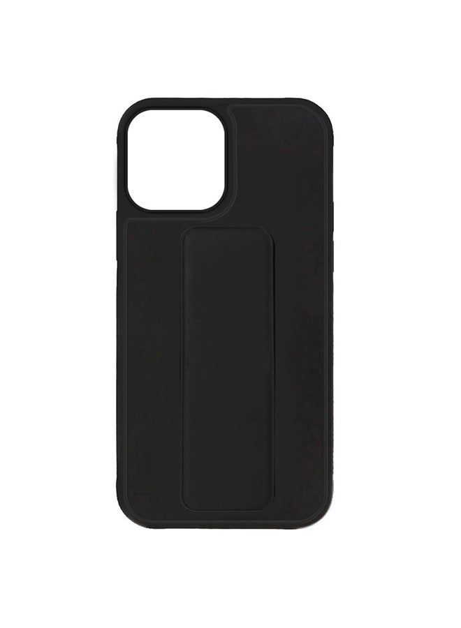 MARGOUN - Protective Case Cover with Finger Grip Stand for Apple iPhone 12 Pro Max Black - Image 1