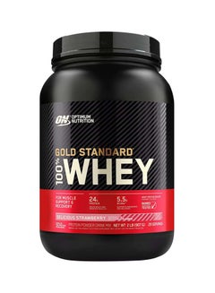 Optimum Nutrition Gold Standard 100% Whey Protein Delicious Strawberry 2 Lb