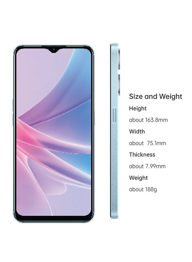 OPPO - A78 5G Dual SIM Glowing Blue 8GB RAM 128GB 5G - Middle East Version - Image 1