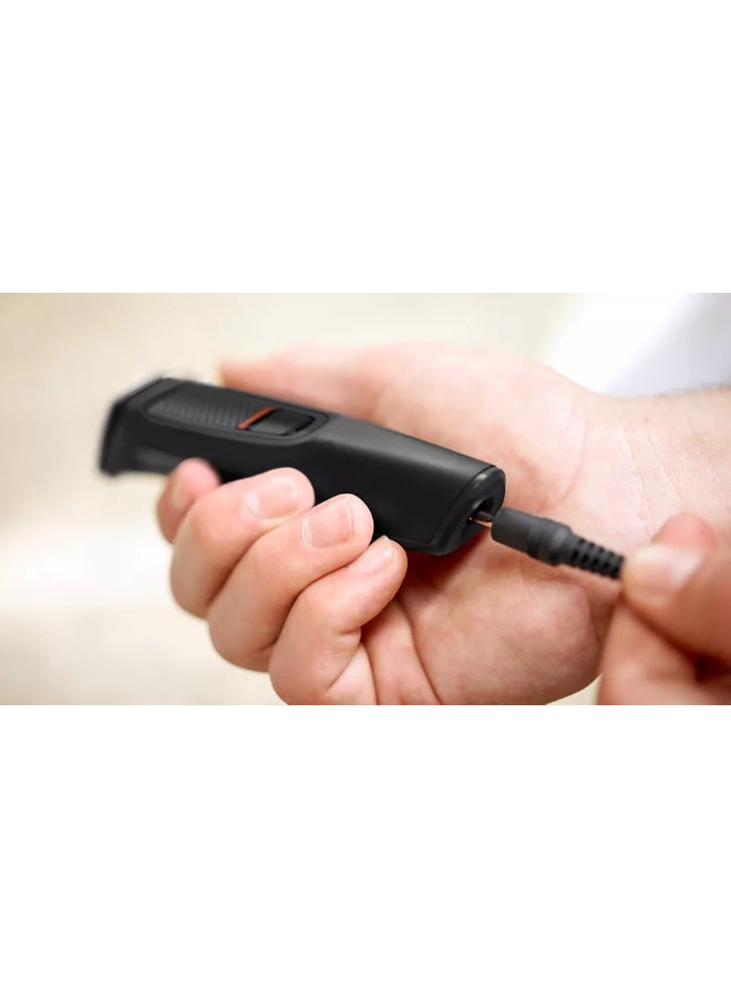 Philips - 6-In-1 Multigroom Series 3000 MG3710/33 Black 23.4 x 16.5 x 5.6cm - Image 1