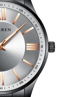 CURREN Men's Waterproof Stainless Steel BAnd Casual Quartz Watch 8383 - 44 mm - Black  - Image 5
