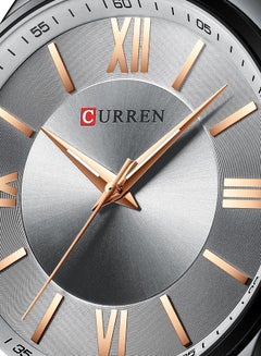 CURREN Men's Waterproof Stainless Steel BAnd Casual Quartz Watch 8383 - 44 mm - Black  - Image 4