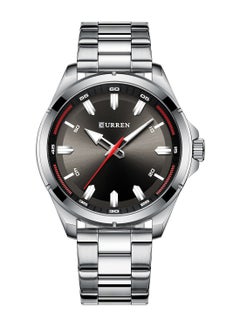CURREN Men's Waterproof Stainless Steel BAnd Casual Quartz Watch 8320 - 46 mm - Silver  - Image 1