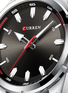 CURREN Men's Waterproof Stainless Steel BAnd Casual Quartz Watch 8320 - 46 mm - Silver  - Image 4