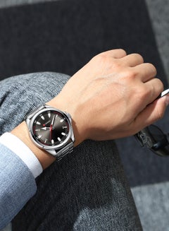 CURREN Men's Waterproof Stainless Steel BAnd Casual Quartz Watch 8320 - 46 mm - Silver  - Image 3