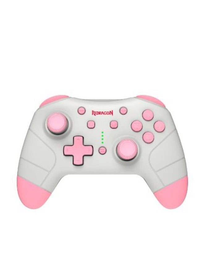 REDRAGON - Redragon G815P Pluto Bluetooth Wireless Gamepad For Pc & Console Pink - Image 1