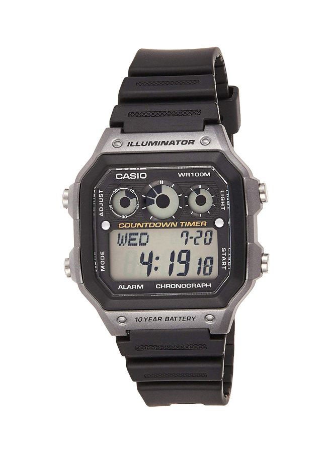 CASIO - Men's Illuminator Series Water Resistant Digital Watch AE-1300WH-8AVDF - Image 1