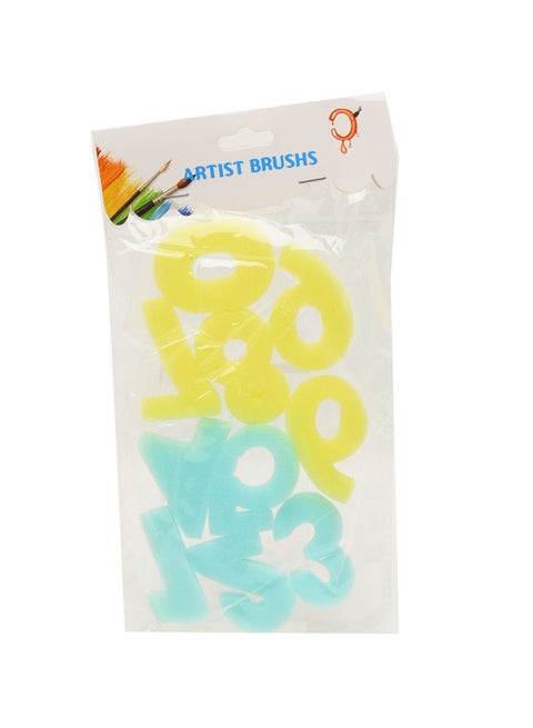 Sponge Letters For Painting multicolour
