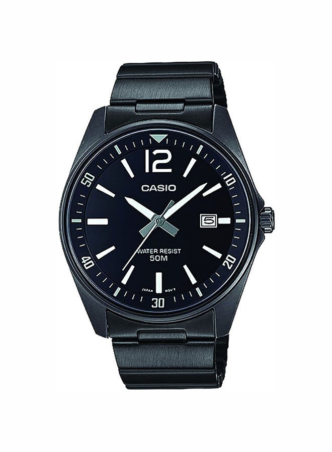 CASIO Men's Stainless Steel Analog Quartz Wrist Watch MTP-E170B-1BVDF black - Image 1