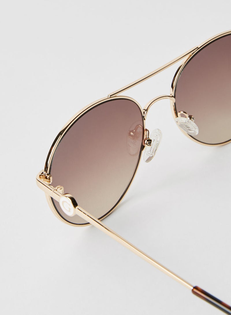 جس نظارة شمسية بعدسات واقية من الأشعة فوق البنفسجية - مقاس العدسة: 57 مم للنساء - Image 2