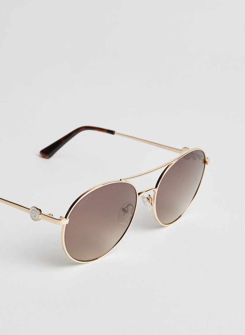 جس نظارة شمسية بعدسات واقية من الأشعة فوق البنفسجية - مقاس العدسة: 57 مم للنساء - Image 5