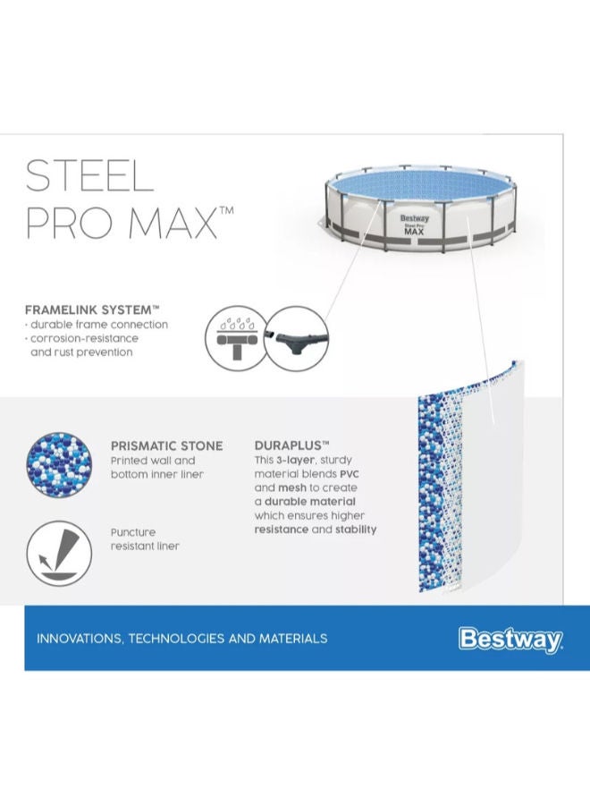 Bestway - Steel Pro Max Pool Set 366x100cm - Image 1
