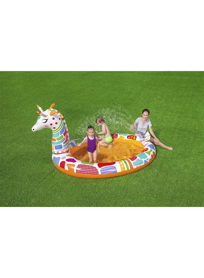 Bestway Attractive Design Shape And Comfortable Groovy Giraffe Sprayer Swimming Pool 266x157x127cm - Image 3