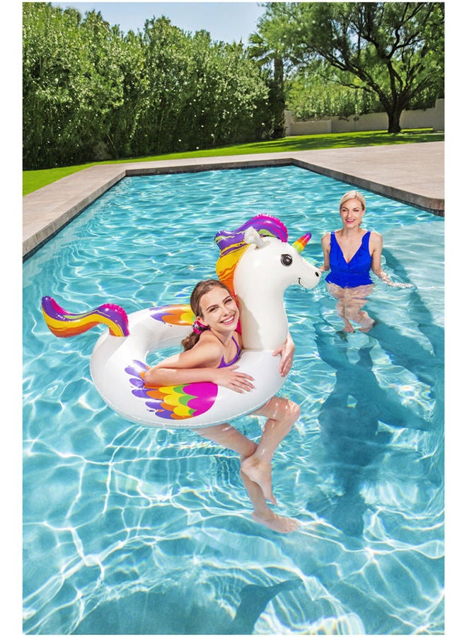 Bestway - Unicorn Designed Inflatable Perfect Pool Floating Ring Sand And Summer Toy 47x36inch - Image 1