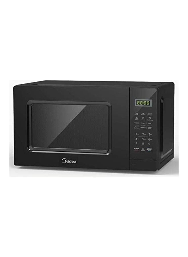 Midea - 20L Solo Microwave Oven With Digital Touch Control 700W Child Lock Memory Function Defrost By Weight Or Time Fast Reheat Push Button Door Opening  Best For Home And Office 20 L 700 W EM721BK Black - Image 1