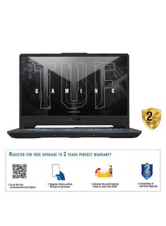 ASUS TUF Gaming F15 FX506HC-HN111W Gaming (Upgraded Version) Laptop With 15.6-Inch FHD Display, Core i5-11400H Processor / 8GB RAM / 512GB SSD / 4GB NVIDIA GeForce RTX 3050 Graphics / Win 11 Home / English/Arabic Graphite Black  - Image 2
