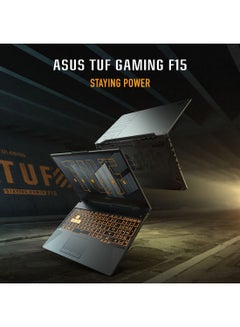 ASUS TUF Gaming F15 FX506HC-HN111W Gaming (Upgraded Version) Laptop With 15.6-Inch FHD Display, Core i5-11400H Processor / 8GB RAM / 512GB SSD / 4GB NVIDIA GeForce RTX 3050 Graphics / Win 11 Home / English/Arabic Graphite Black  - Image 3