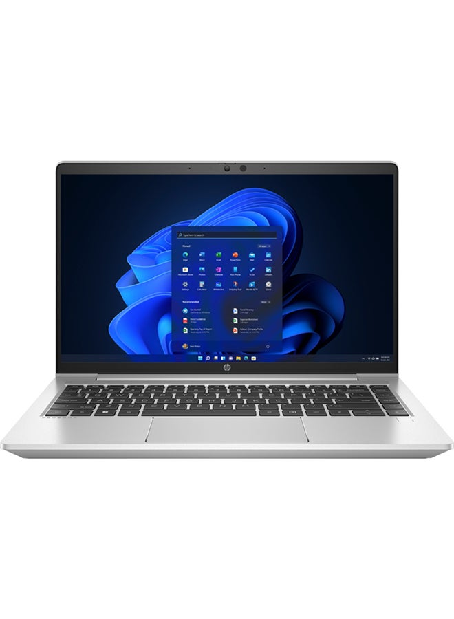 HP Probook 445 G8 UMA Laptop With 14-Inch Display, Ryzen 5-5600U Processor/8GB RAM/512GB SSD/AMD Radeon Pro/Windows 11 English/Arabic Silver  - Image 1