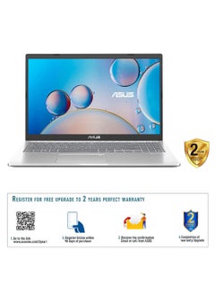 ASUS X515MA-BR473WS Slim (Upgraded Version) Laptop With 15.6-Inch HD Display, Celeron N4020 Processor / 4GB RAM / 128GB SSD / Intel UMA / Win 11 Home / English/Arabic Transparent Silver  - Image 2