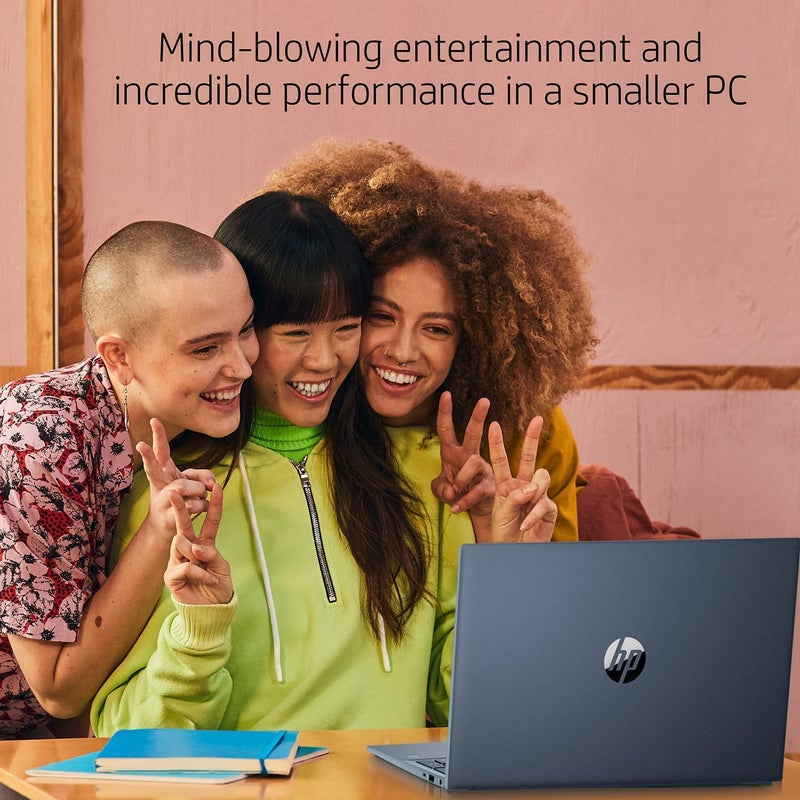 HP - Newest 2022 15-EEH1052#EN Laptop With 15.6-Inch Display, AMD Ryzen 5 5500U Processor/16GB RAM/512GB SSD/AMD Radeon Graphics/Windows 11 English Blue - Image 1