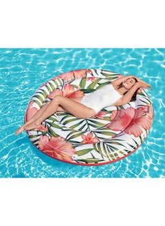 Bestway Peaceful Palms Island Easy Inflatable Pool Float - Multicolour 158cm  - Image 5