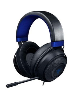 RAZER Razer Kraken Gaming Headset: Lightweight Aluminum Frame, Retractable Noise Isolating Microphone, For PC, PS4, Nintendo Switch- Black/Blue  - Image 1